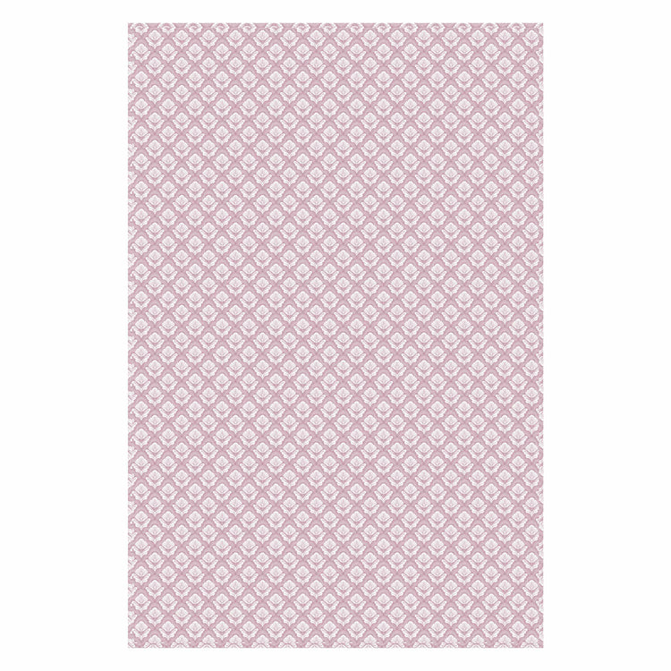Cotton Mulmul Dohar For Single Bed Size Garden Of Tulip - Pink Dohar