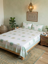 100% Premium Cotton King size Printed Bedsheet- Jaipuri Motifs