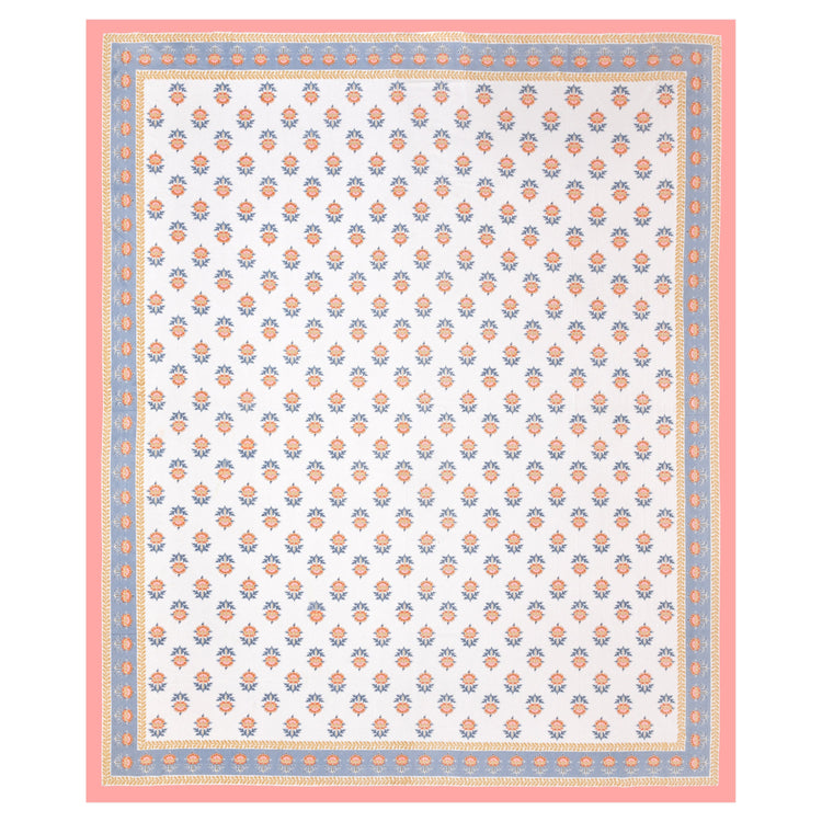 100% Premium Cotton Printed Bedsheet- Plush