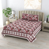 100% Cotton Block Print Bedsheet - Rama