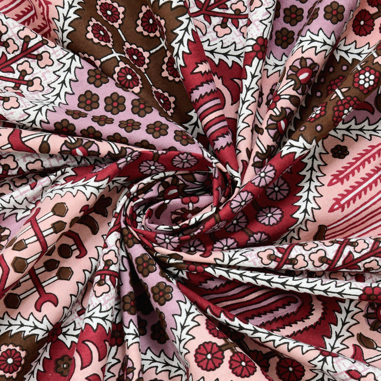 100% Cotton Block Print Bedsheet - Rama