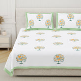 100% Premium Cotton Printed Bedsheet- Big Tree