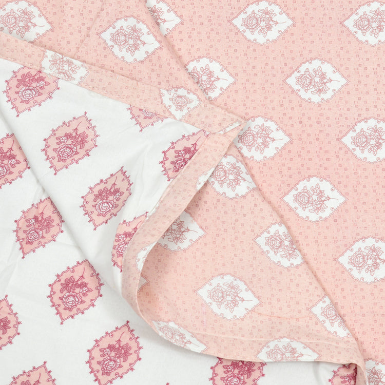 Cotton Mulmul Dohar for double bed size -Pastel