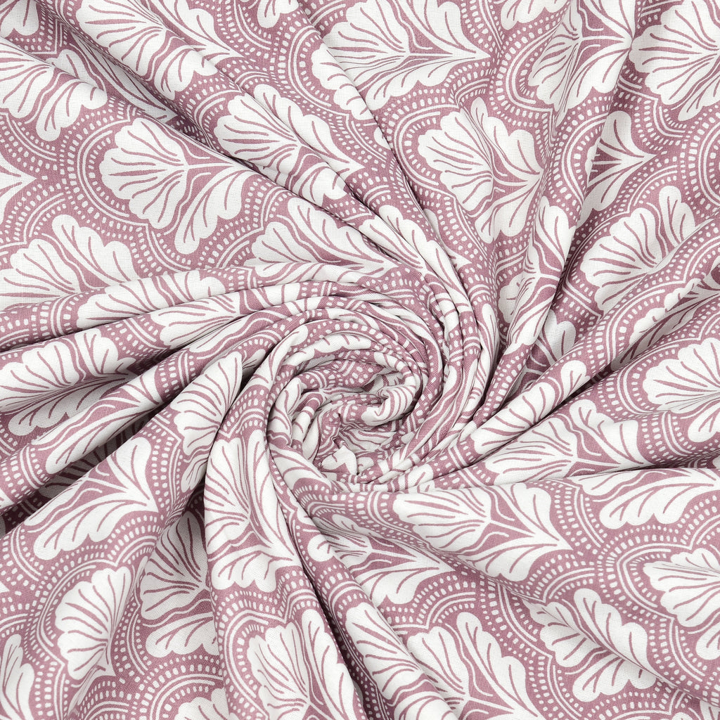 Tulip Purple Cotton Reversible Mulmul Dohar for Single Bed Size