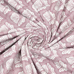 Tulip Purple Cotton Reversible Mulmul Dohar for Single Bed Size