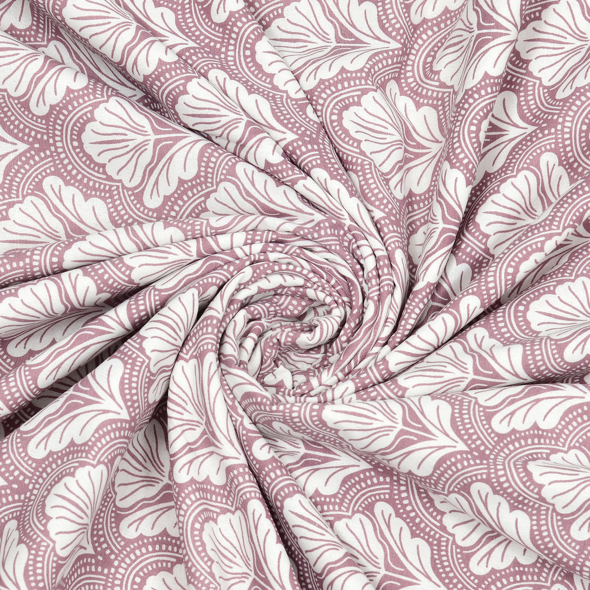 Tulip Purple Cotton Reversible Mulmul Dohar for Single Bed Size