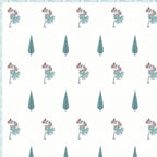 Mughal leaves Cotton Reversible Mulmul Dohar for Double Bed Size