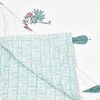 Mughal leaves Cotton Reversible Mulmul Dohar for Double Bed Size