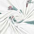 Mughal leaves Cotton Reversible Mulmul Dohar for Double Bed Size