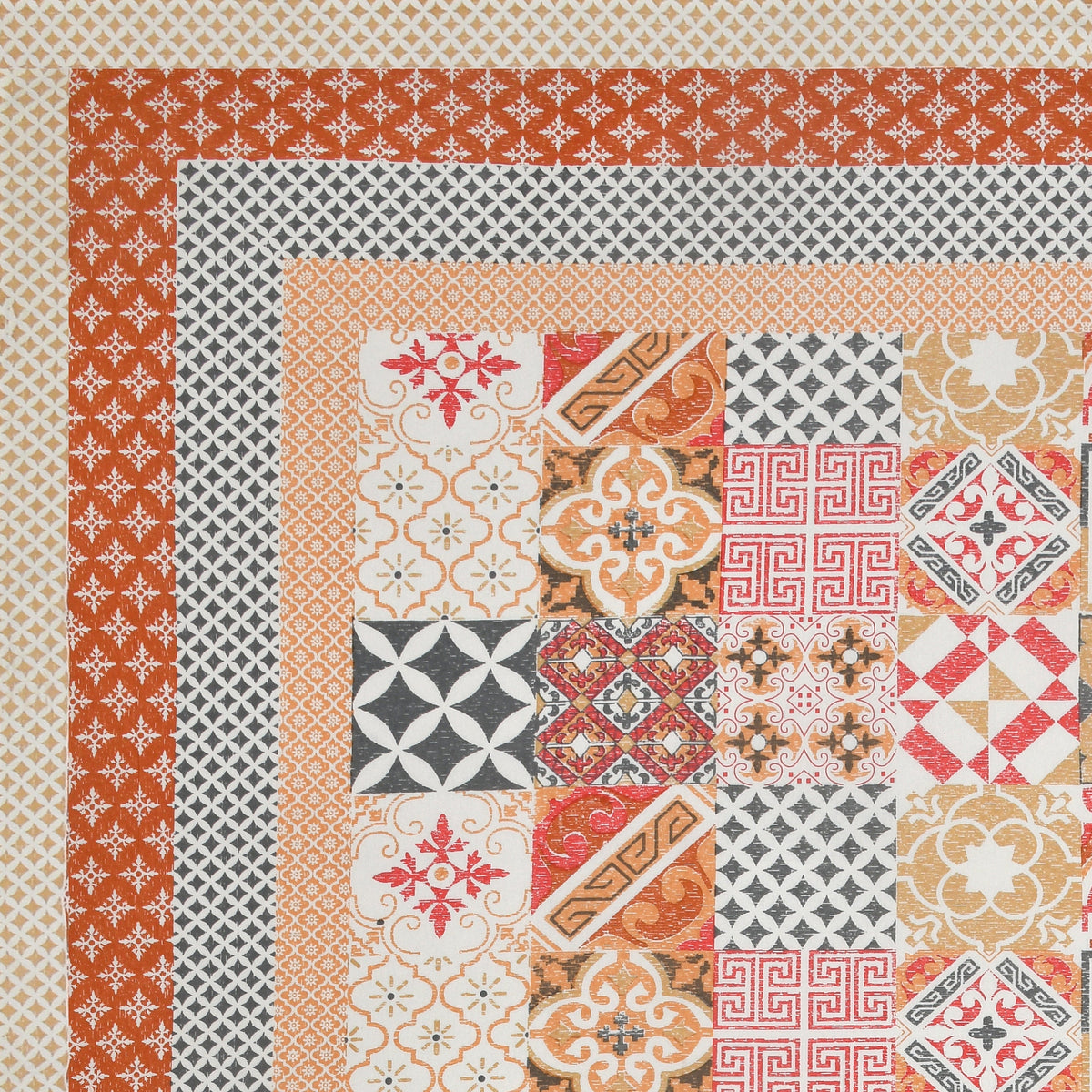 Cotton Print Bedsheet with 2 pillow covers - Oasis