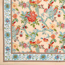 Load image into Gallery viewer, 100% Cotton Block Print Bedsheet - BIrd
