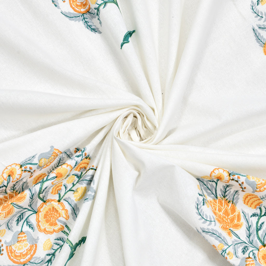 Cotton Handblock Print Bedsheet Set- Big Tree
