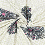 Cotton Print Bedsheet with 2 Pillow Covers - Divine Blue