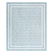 Load image into Gallery viewer, 100% Cotton Block Print Bedsheet -Royal Blue
