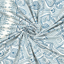Load image into Gallery viewer, 100% Cotton Block Print Bedsheet -Royal Blue

