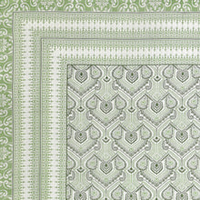 Load image into Gallery viewer, 100% Cotton Block Print Bedsheet -Royal Green

