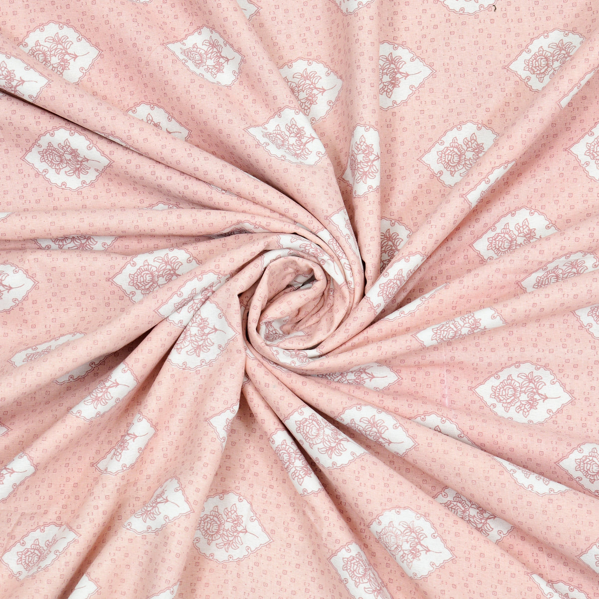 Pastel Cotton Reversible Mulmul Dohar for Double Bed Size