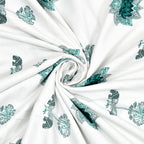 Lotus Cotton Reversible Mulmul Dohar for Double bed size