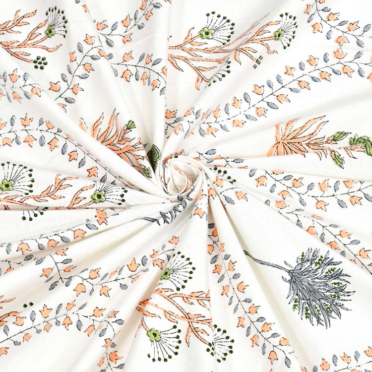 Urbana - Premium Cotton Handblock Print Bedsheet Set