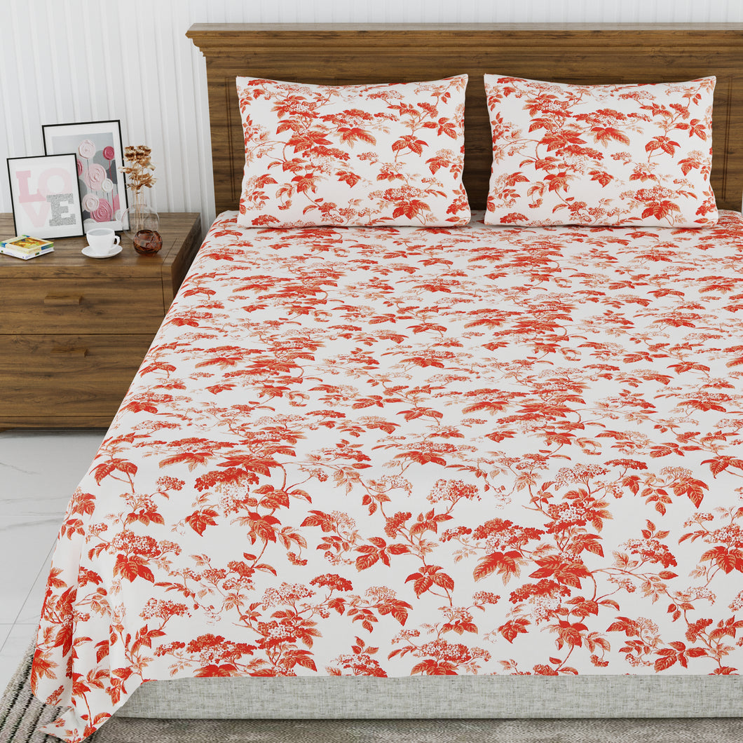 100% Premium Cotton Designer Printed Bedsheet - TREE OF LIFE