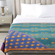Load image into Gallery viewer, Pure cotton Mulmul designer double size Dohar - 90x100&quot;

